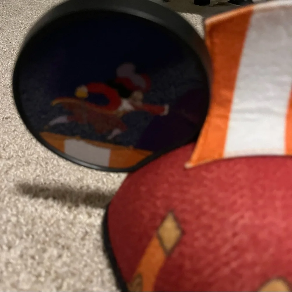 Disney Red and Orange Mickey Ears Hat